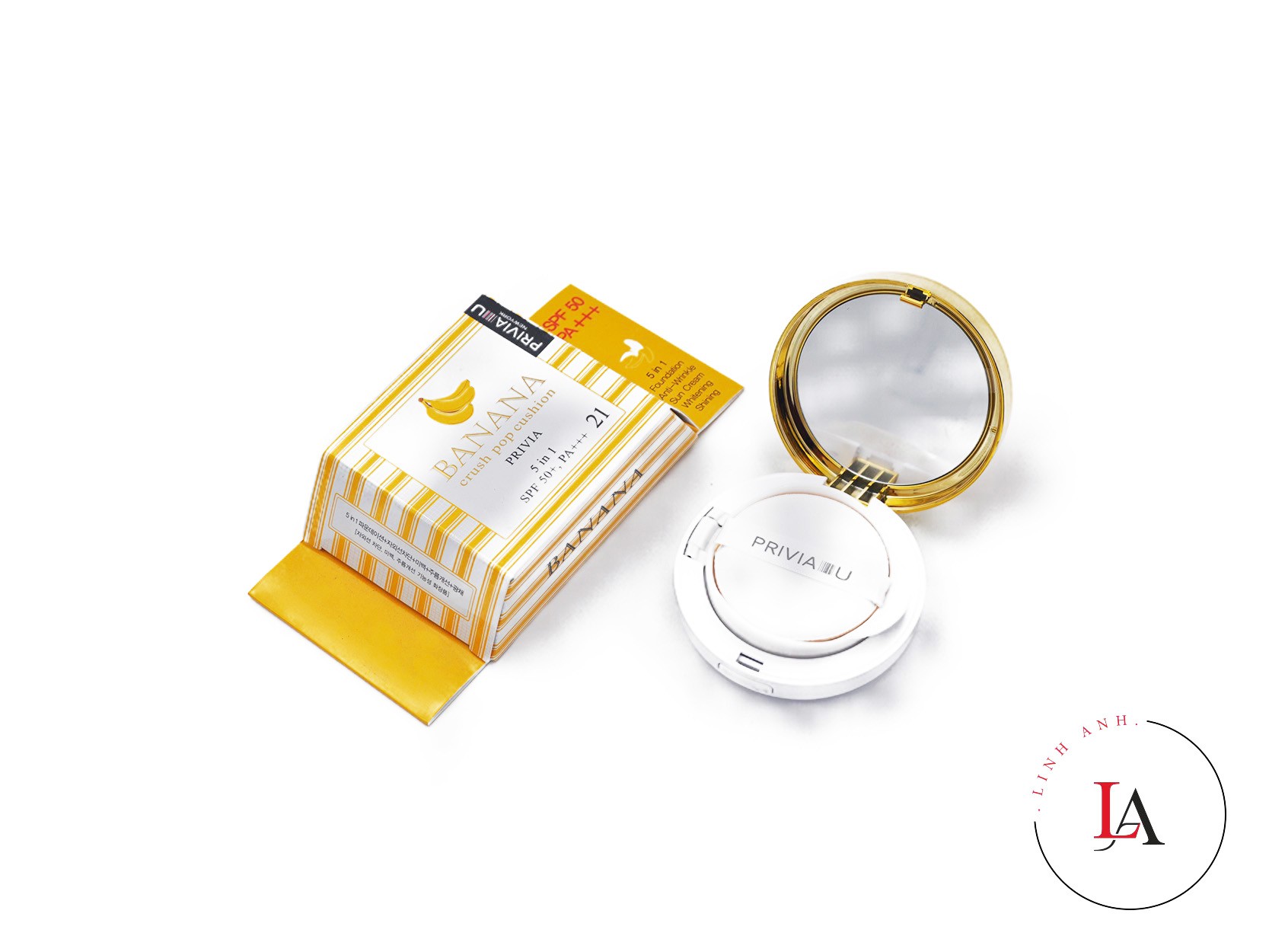 Kem CC Privia Cushion 5in1 Banana số 21